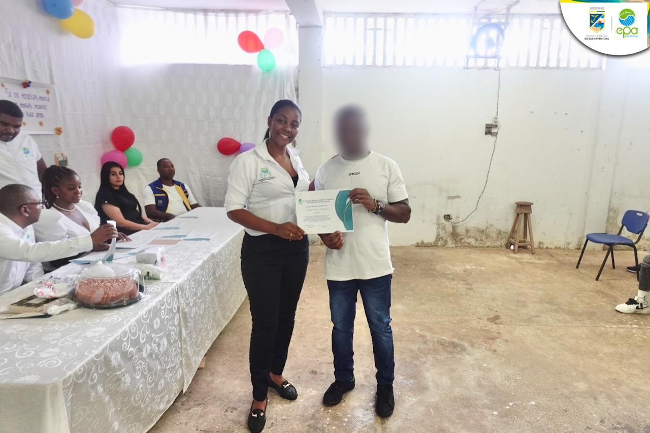 EPA Buenaventura certifica a 25 personas privadas de la libertad en Taller de Gestión de Residuos Sólidos