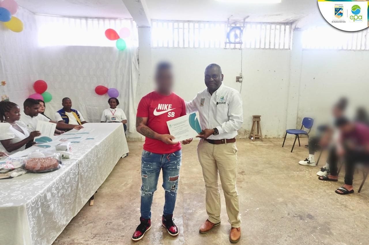 EPA Buenaventura certifica a 25 personas privadas de la libertad en Taller de Gestión de Residuos Sólidos