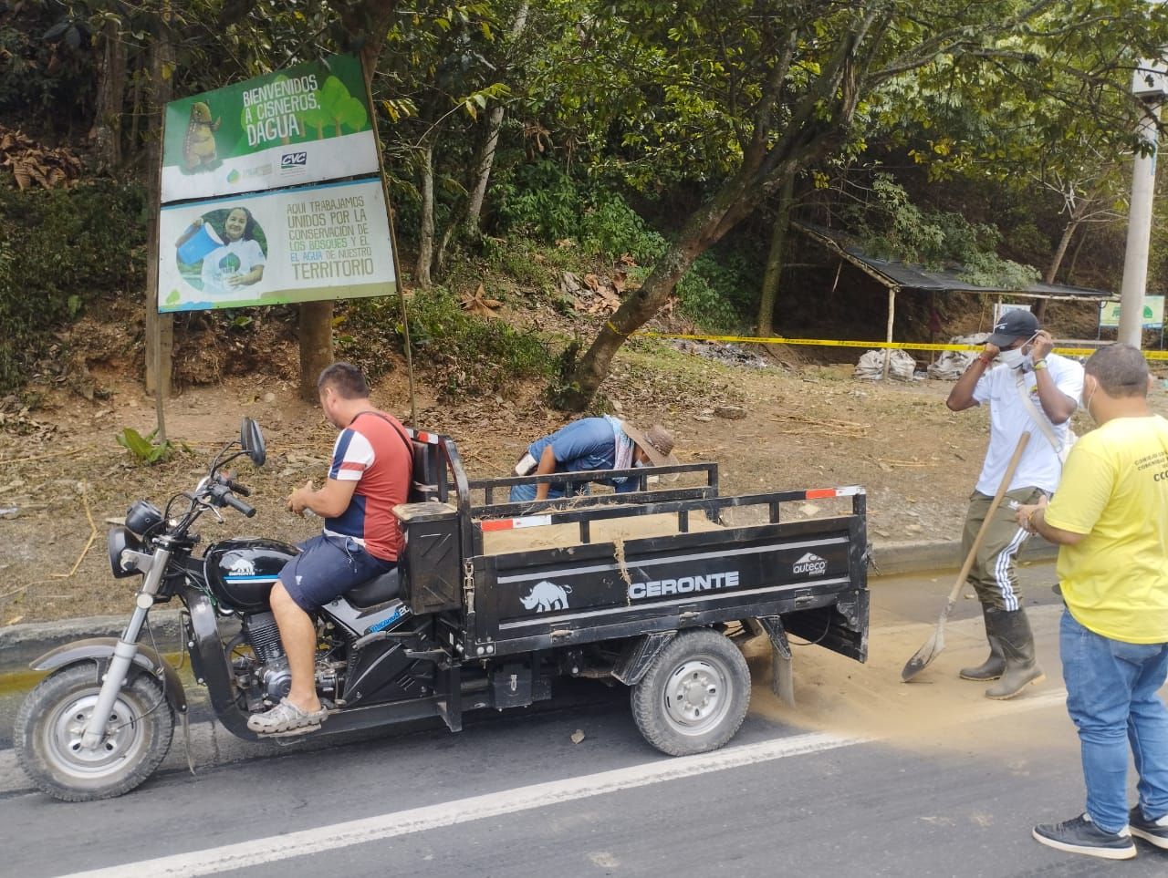 Alcaldía de Buenaventura coordina atención tras accidente con derrame de ácido clorhídrico