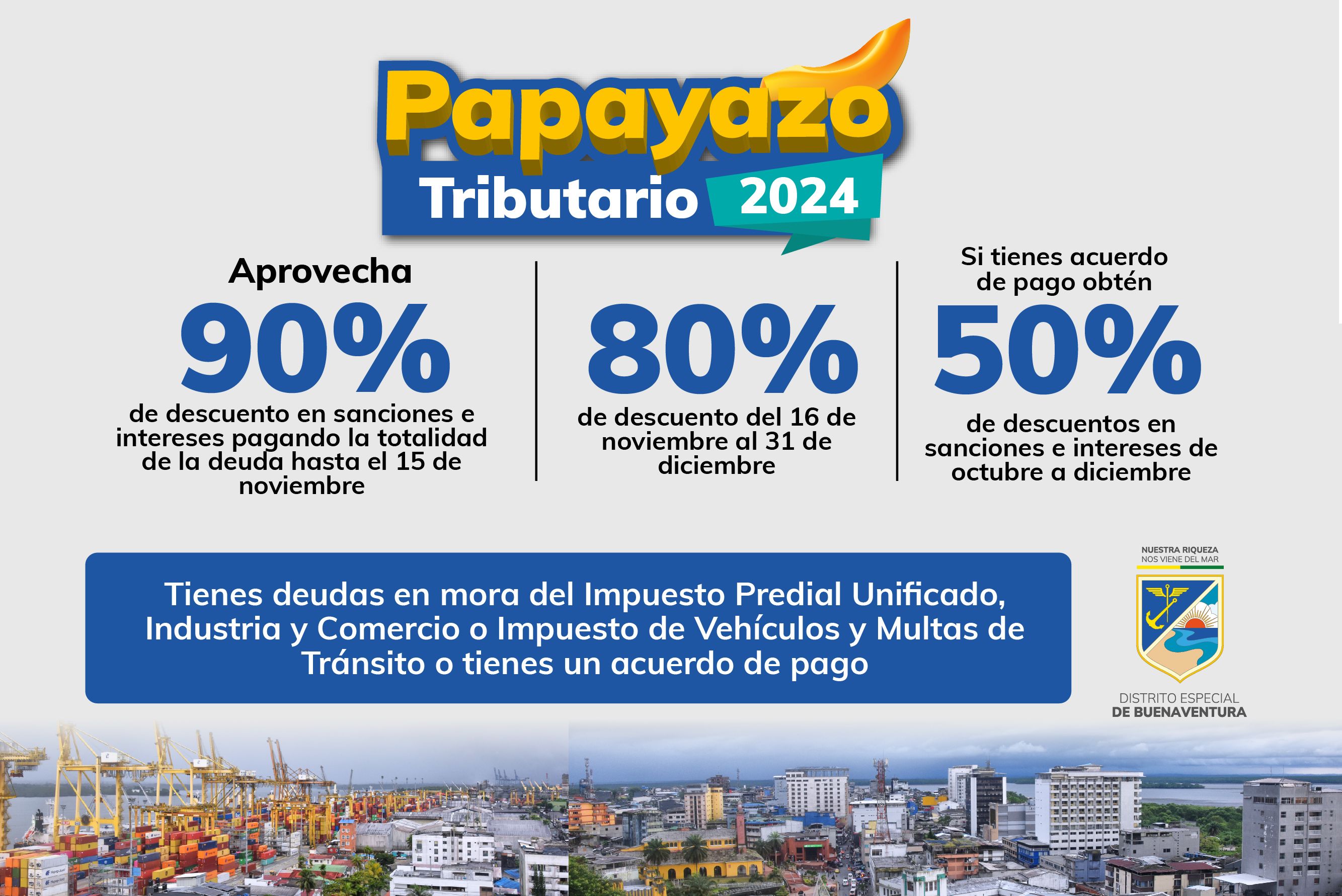 Concejo de Buenaventura aprueba Alivios Tributarios: descuento del 90% en sanciones e intereses hasta el 15 de noviembre