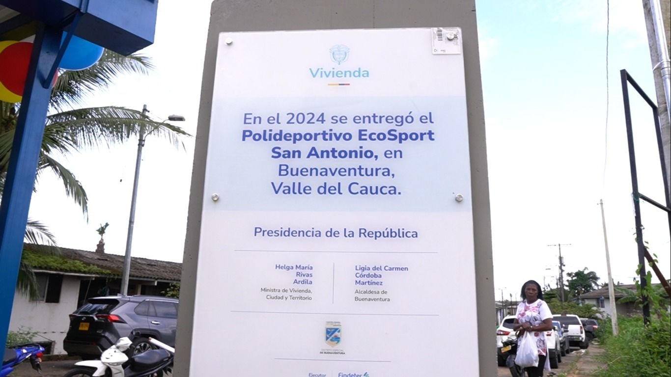 Buenaventura cuenta con un nuevo polideportivo amigable con el medio ambiente