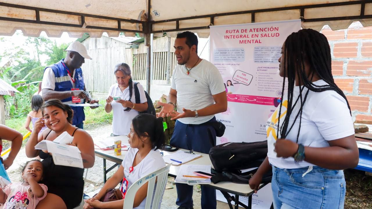 La comunidad indígena de Nonandú recibe ayudas humanitarias de la Alcaldía Distrital y la Unidad para las Víctimas