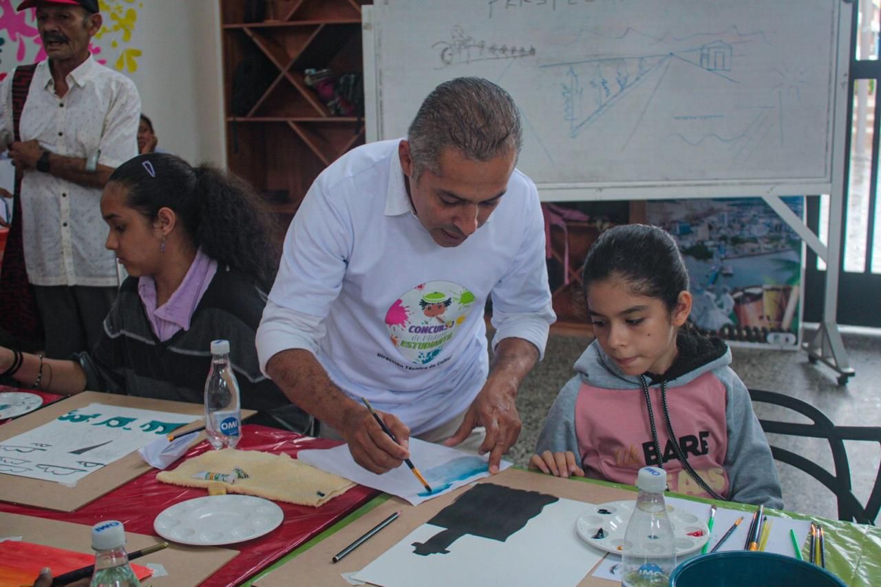 Jóvenes bonaverenses muestran su talento en el concurso de pintura estudiantil ‘Ancestralidad y Territorio´