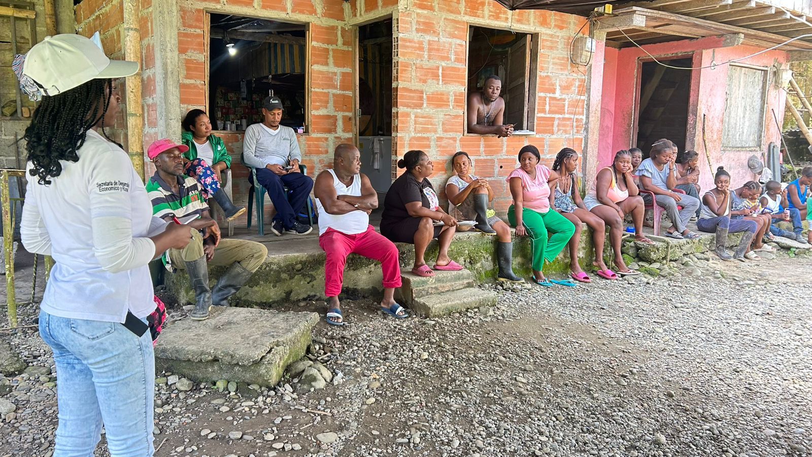Secretaría de Desarrollo Económico y Rural caracterizó a familias afectadas en el sector ribereño de Anchicayá
