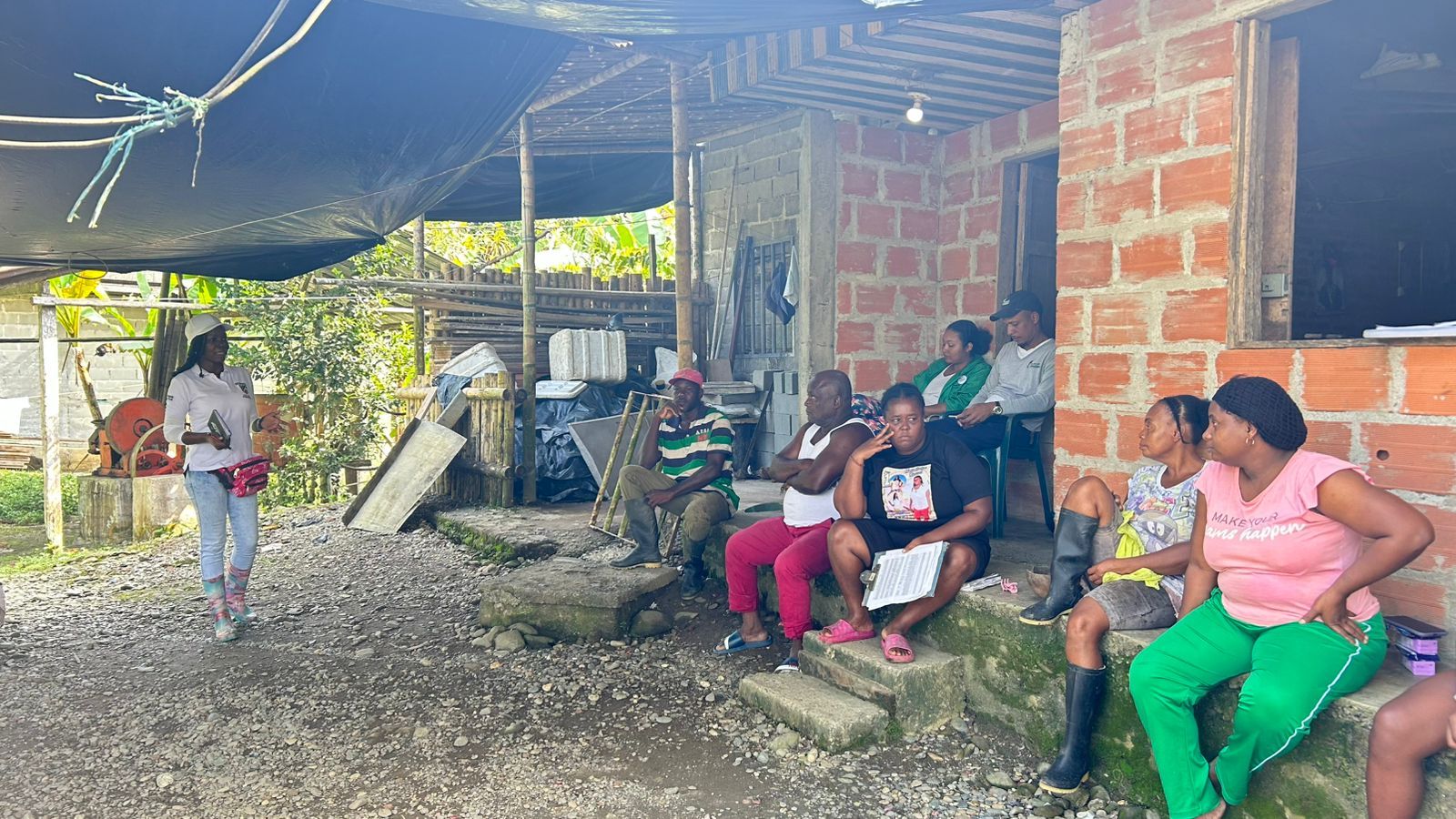 Secretaría de Desarrollo Económico y Rural caracterizó a familias afectadas en el sector ribereño de Anchicayá