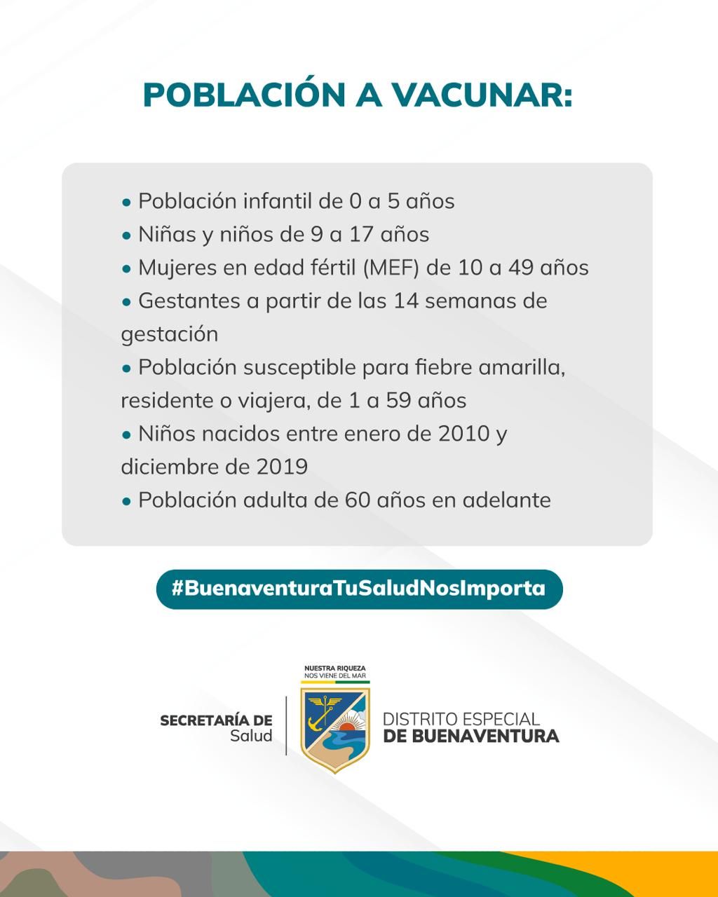 Buenaventura se prepara para la gran Vacunatón Nacional Nocturna