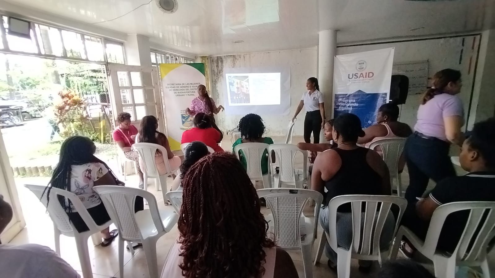 Alcaldía Distrital sensibiliza a las mujeres del corregimiento de Córdoba sobre violencias basadas en género