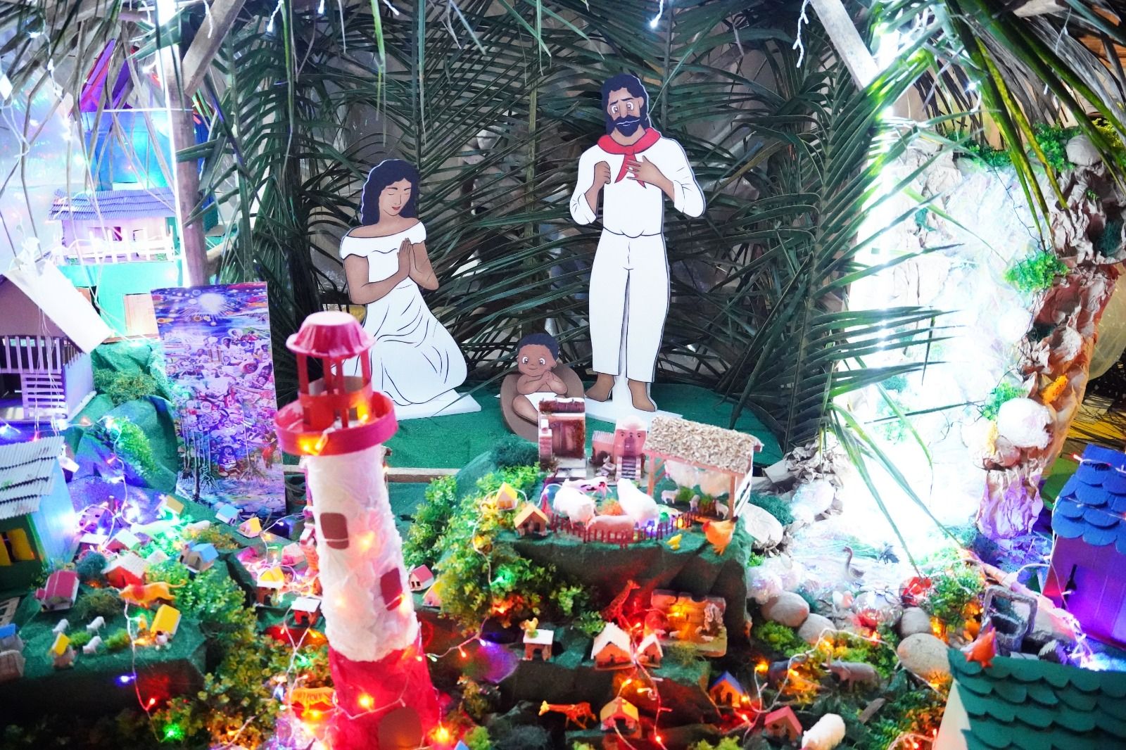 Buenaventura se viste de Navidad con un pesebre autóctono y actividades comunitarias
