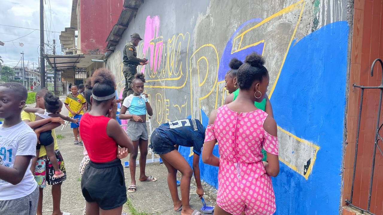 Buenaventura celebra la paz: 48 horas de juegos, murales y actividades recreativas