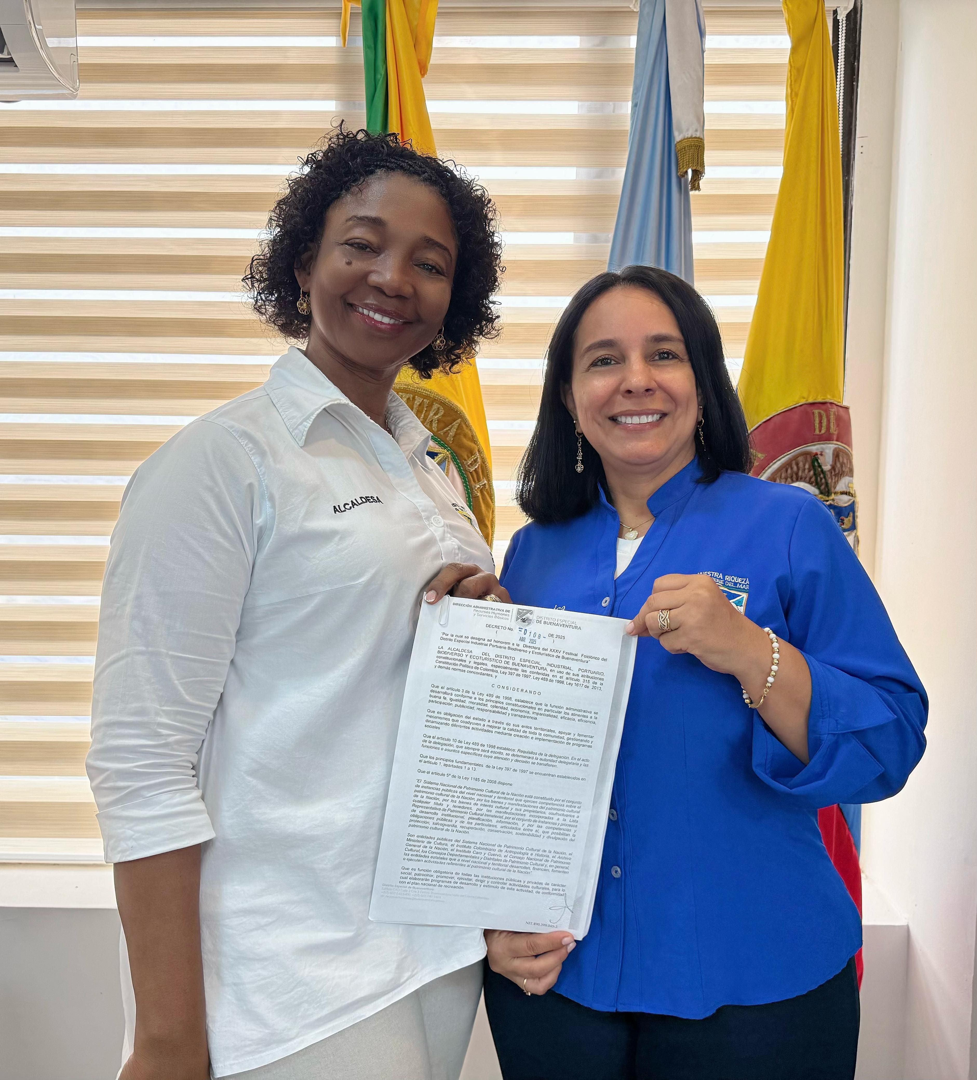 Con arte y tradición: Nelly Guerrero al frente del Festival Folclórico de Buenaventura