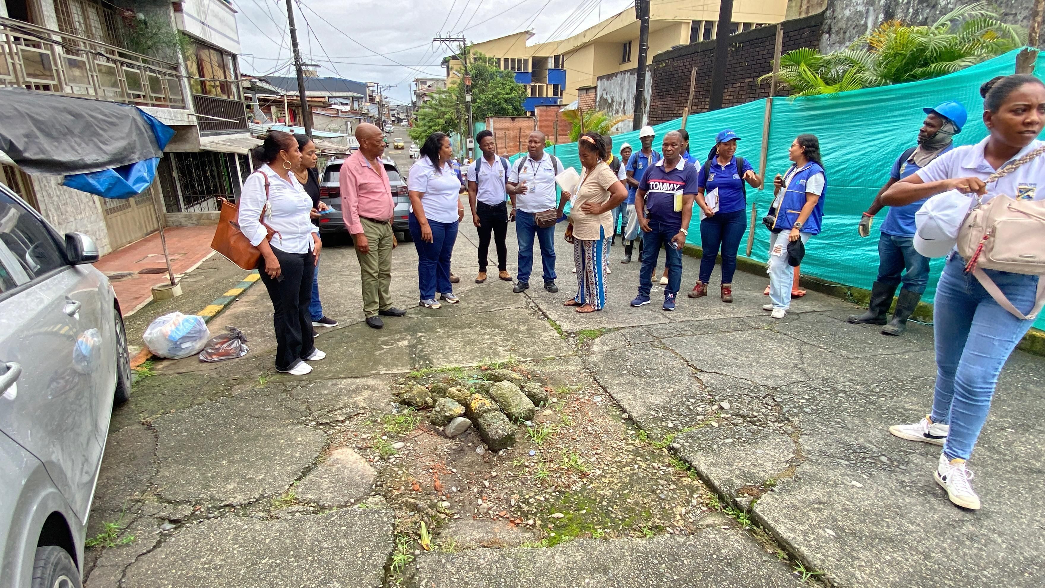 Instituciones del Distrito atienden problemática de infraestructura en la Comuna 11