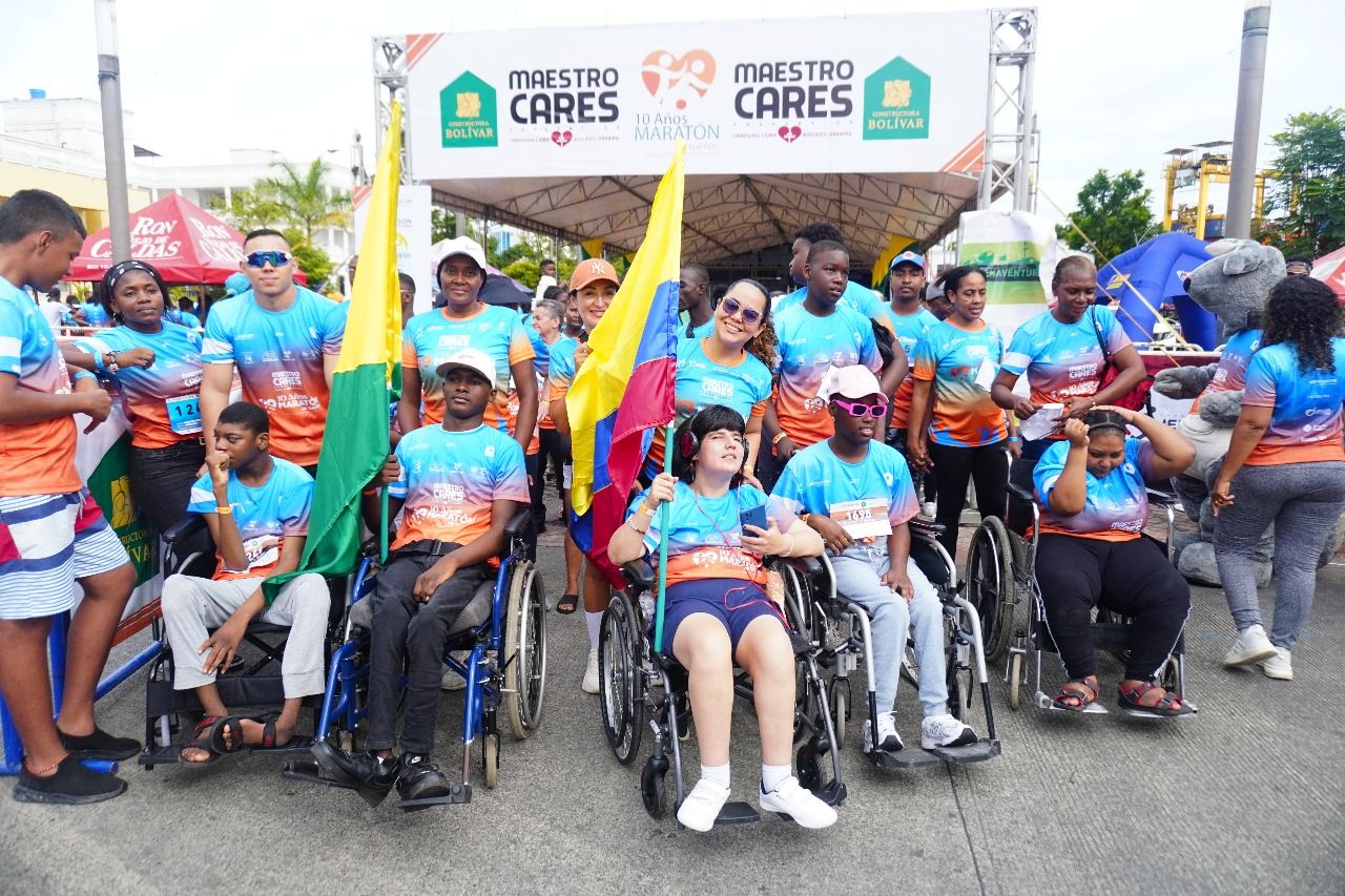 Más de 1.200 corredores unieron fuerzas por la inclusión en la Maratón de Sueños de Buenaventura