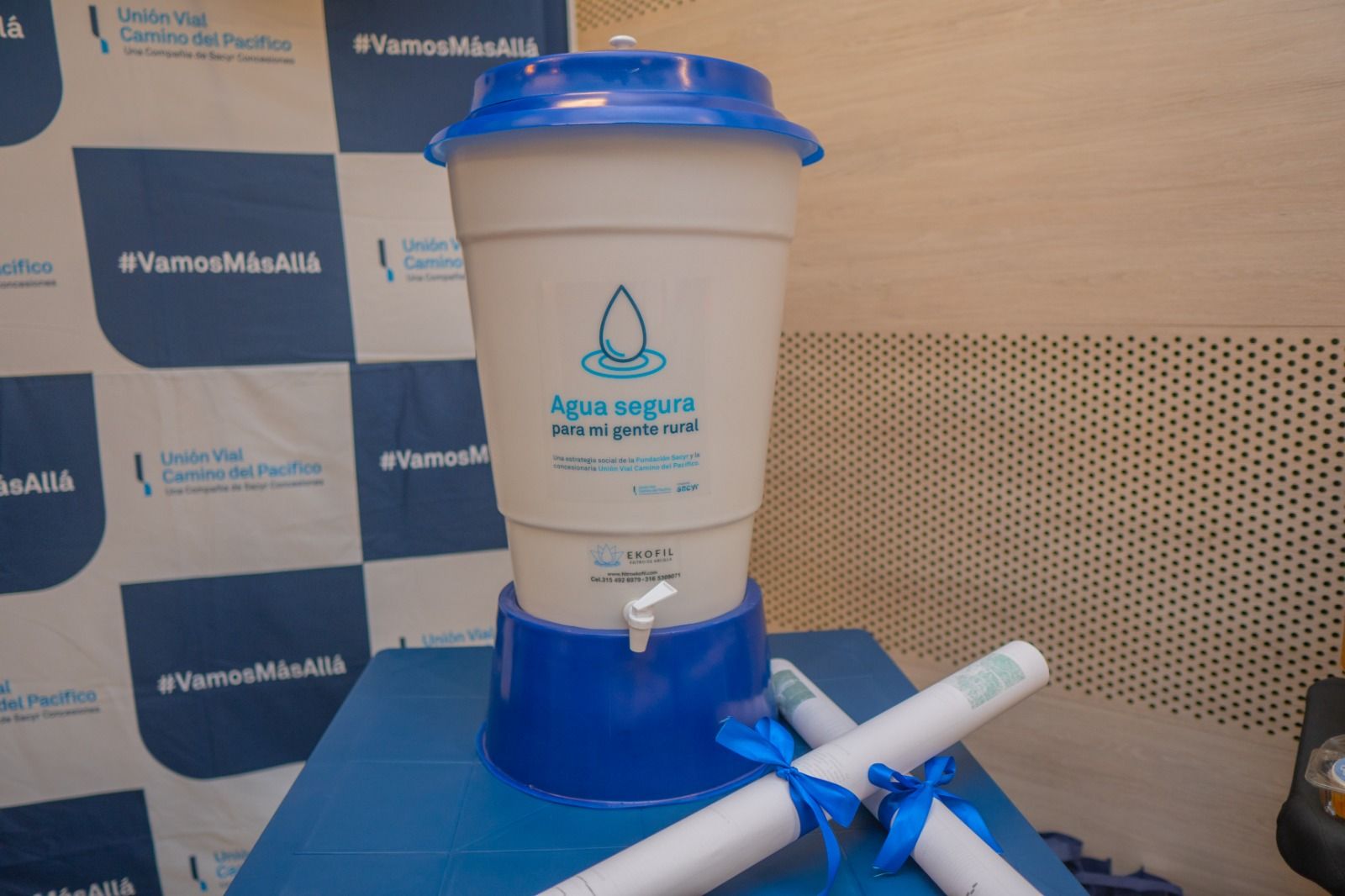 250 filtros de agua para escuelas y proyectos educativos así avanza Buenaventura con apoyo institucional