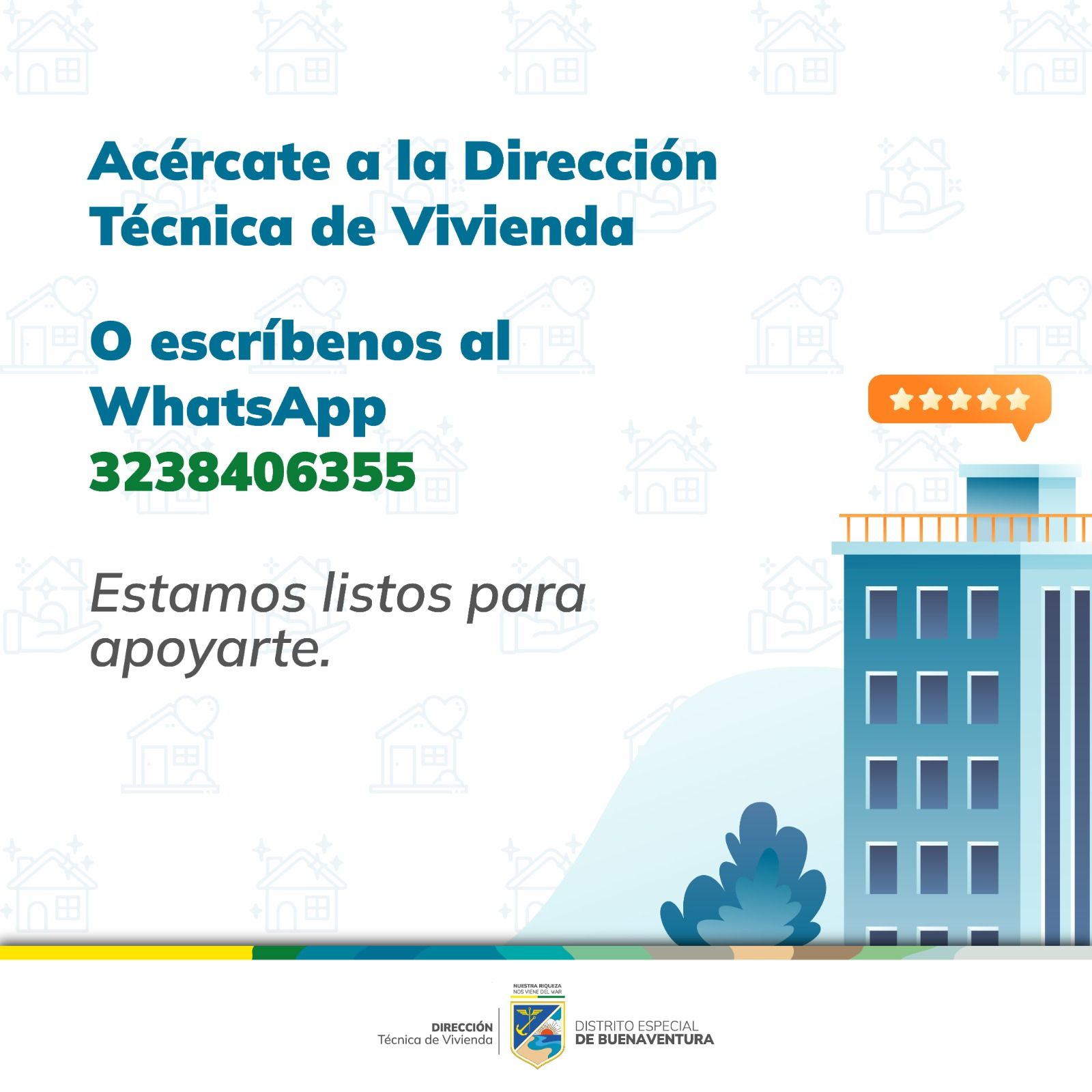 Dirección Técnica de Vivienda invita a la comunidad a transformar su hogar