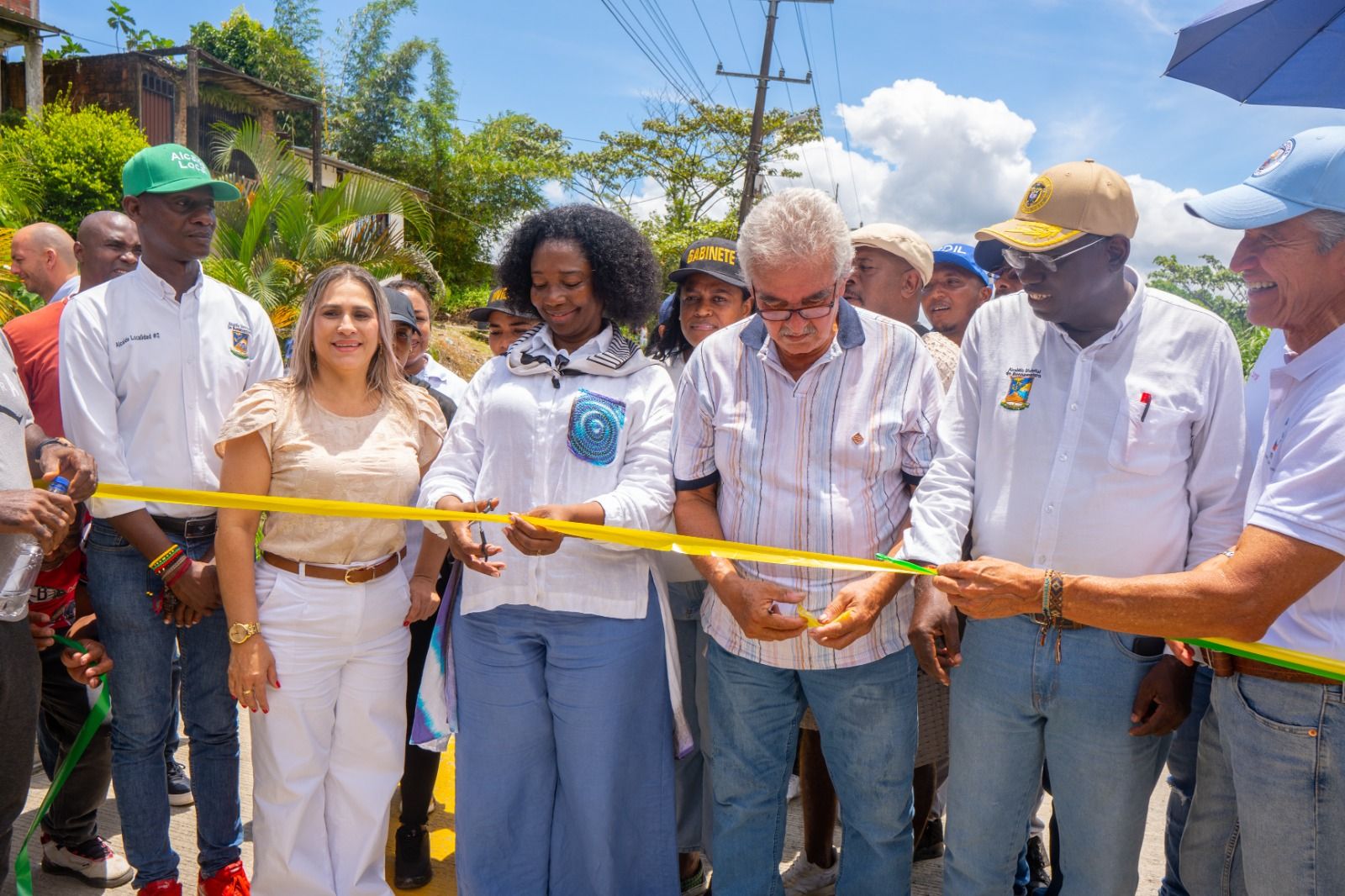 Administración Distrital entregó oficialmente el anillo vial del barrio 12 de Abril y Gamboa
