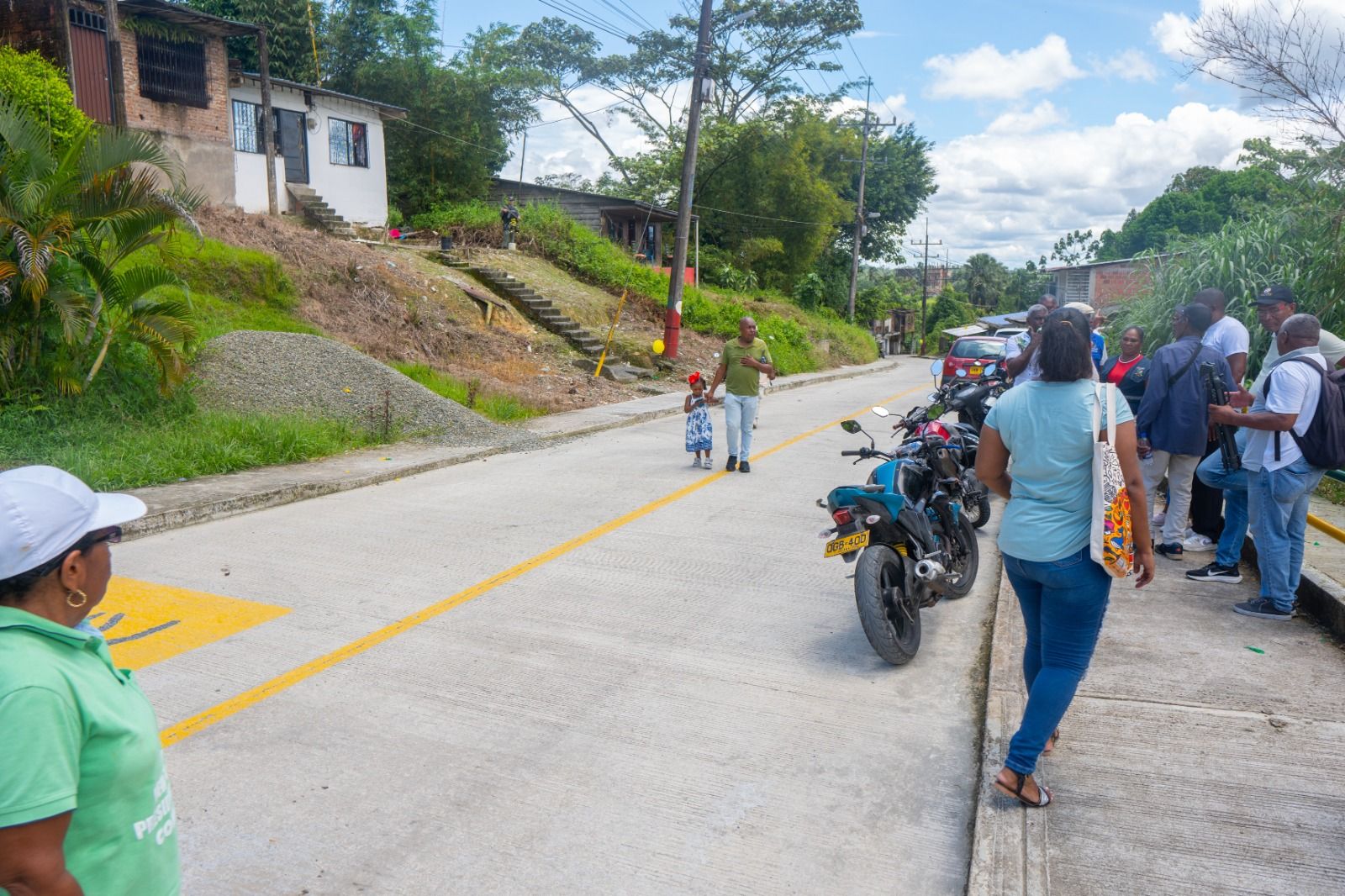 Administración Distrital entregó oficialmente el anillo vial del barrio 12 de Abril y Gamboa