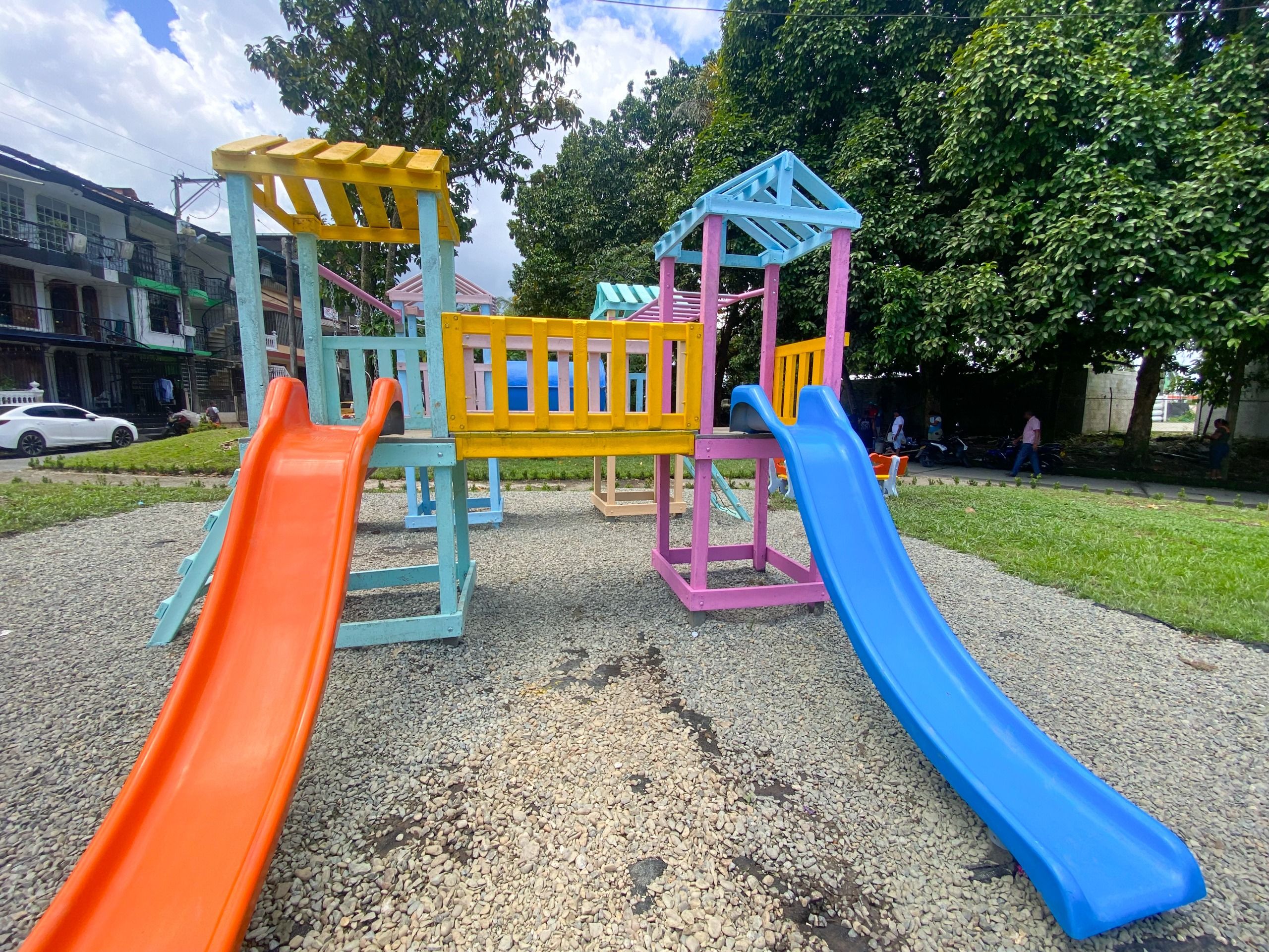 EPA Buenaventura transforma la ciudad con cinco parques ecológicos construidos en madera plástica reciclada
