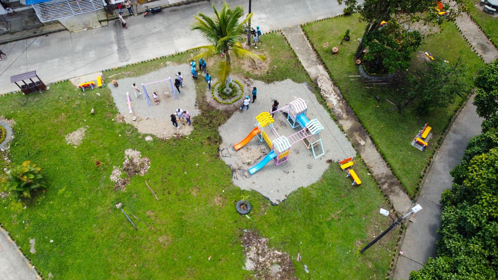 EPA Buenaventura transforma la ciudad con cinco parques ecológicos construidos en madera plástica reciclada