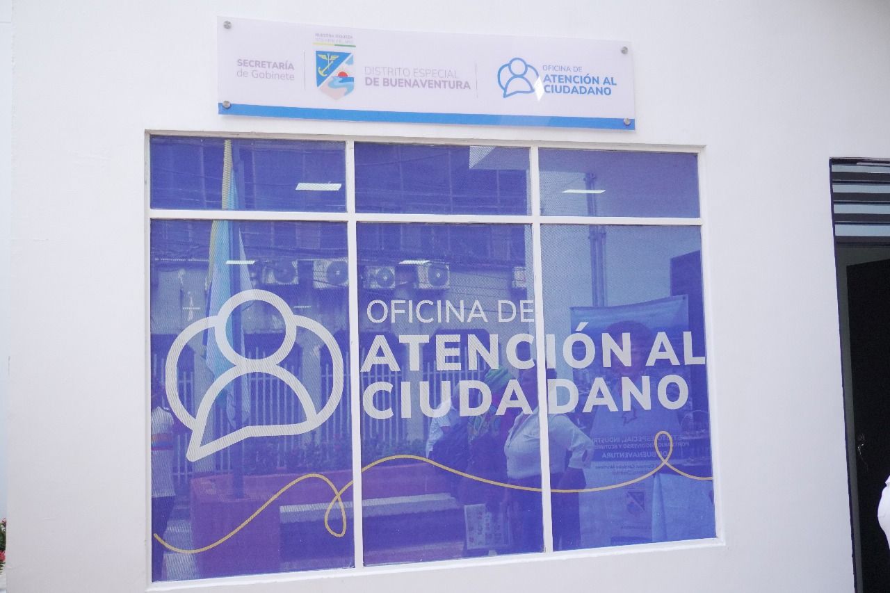 Buenaventura estrena Oficina de Atención al Ciudadano como símbolo de una administración abierta, transparente y efectiva
