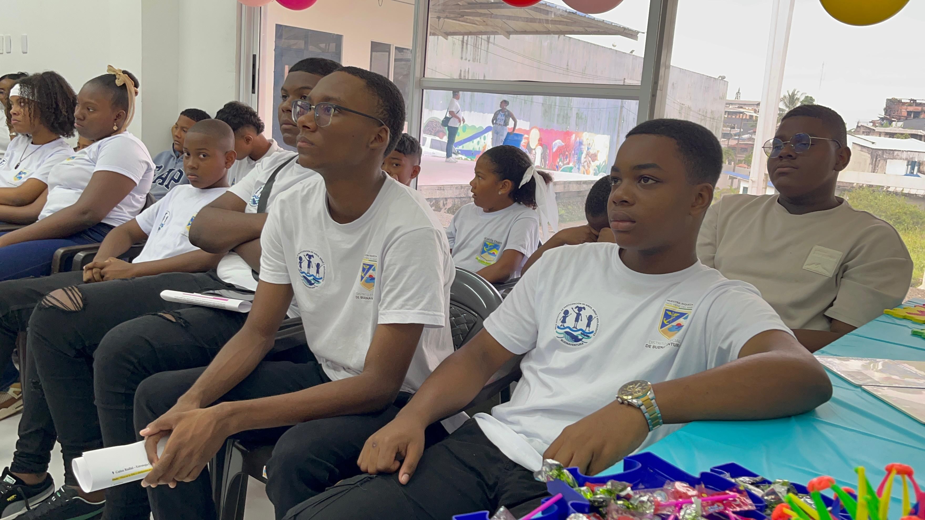 Niños, niñas y adolescentes de Buenaventura construyen su futuro en jornada del presupuesto participativo 2026