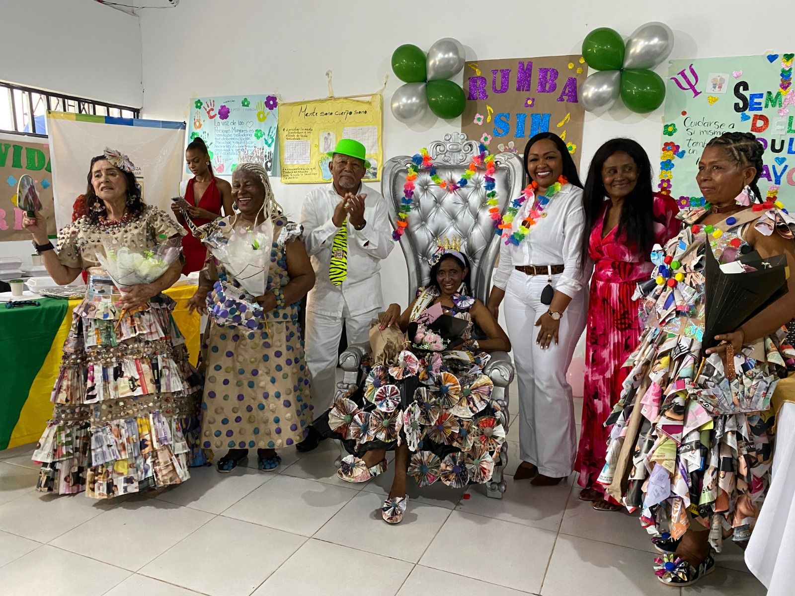 El Centro Vida de Buenaventura eligió a su Reina: Dorian Hurtado, de 65 años, se alzó con el título