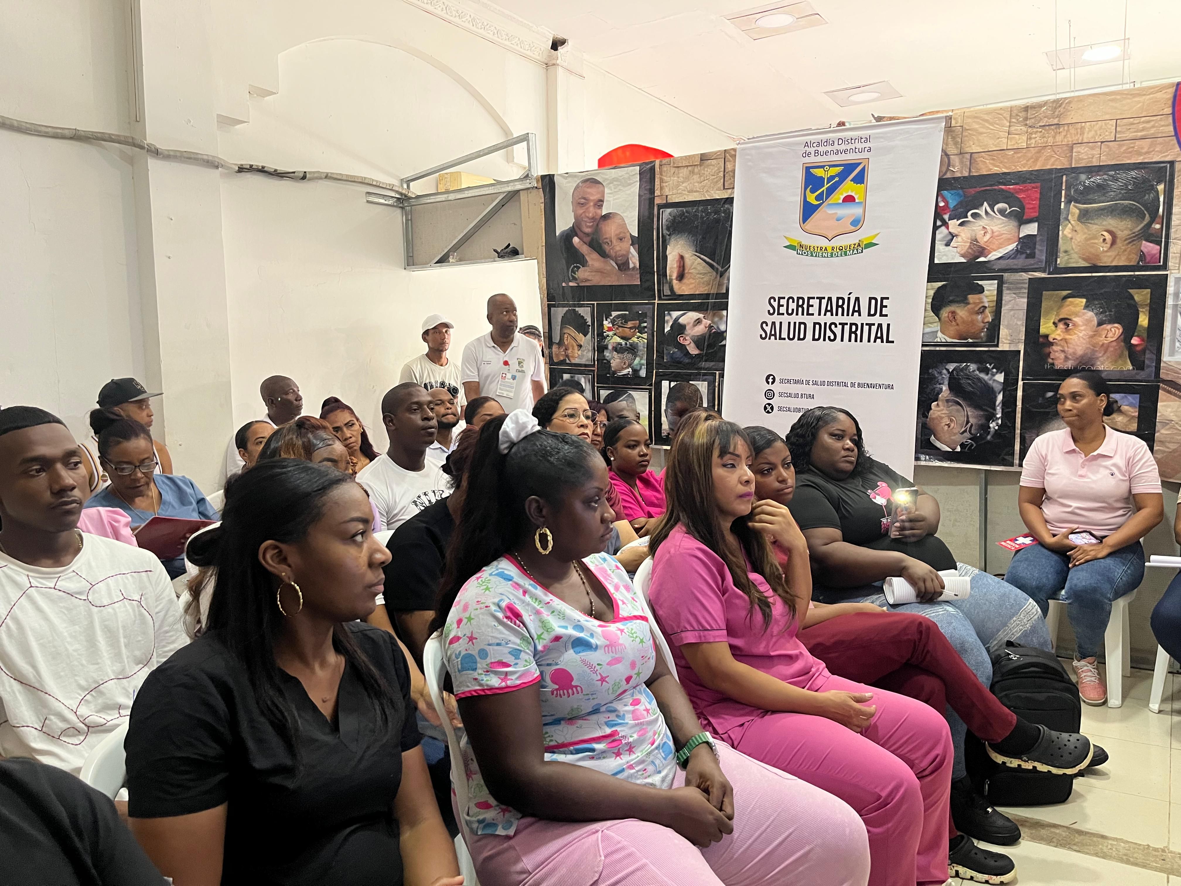 Secretaría de Salud inicia proceso de capacitación y certificación en bioseguridad para barberos, peluqueros y estilistas de Buenaventura