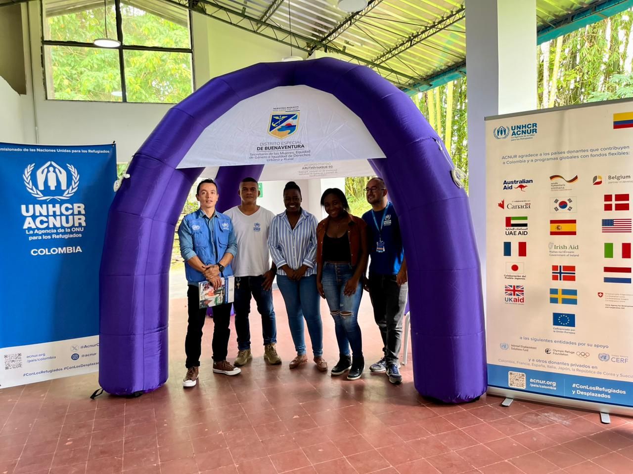 Secretar&iacute;a de las Mujeres recibe la Carpa Violeta con el respaldo de ACNUR