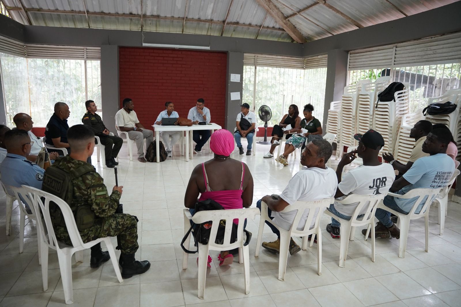 Acompa&ntilde;amiento Institucional en Consejo Comunitario de Alto y Medio Dagua