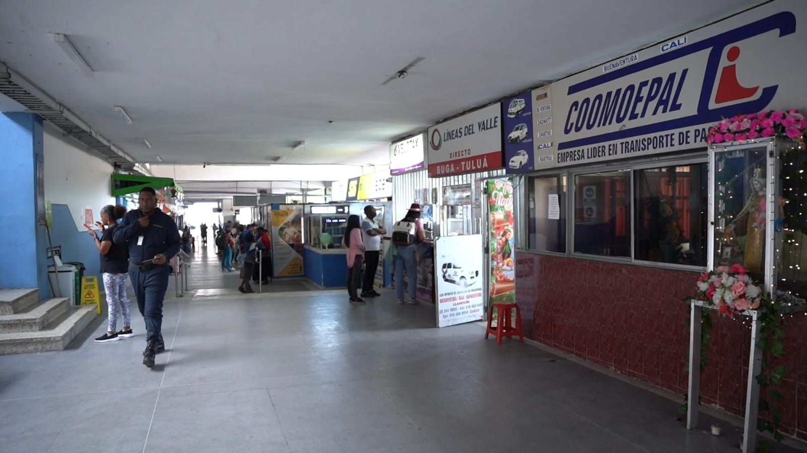 Terminal de Transportes de Buenaventura mantiene despachos pese a dificultades viales