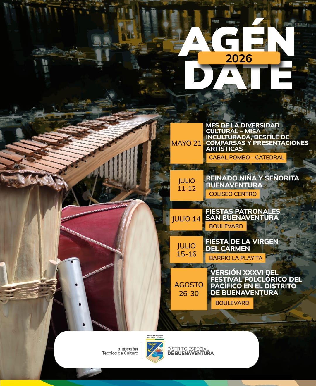 Buenaventura estrena agenda cultural 2026 tradici&oacute;n e identidad para la transformaci&oacute;n social