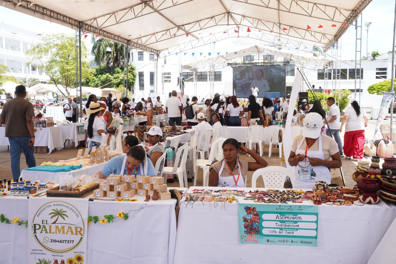 Saberes ancestrales y productos del campo: la Etnoagroferia para la Vida impulsa el desarrollo rural en Buenaventura