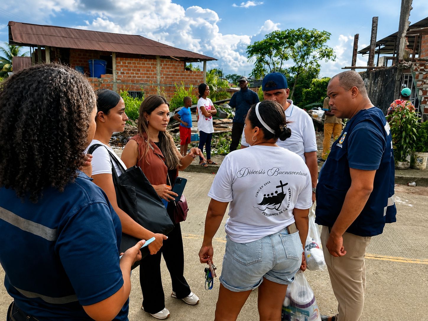 Alcald&iacute;a Distrital y sector empresarial entregan ayudas humanitarias a comunidades de Gamboa y La Inmaculada