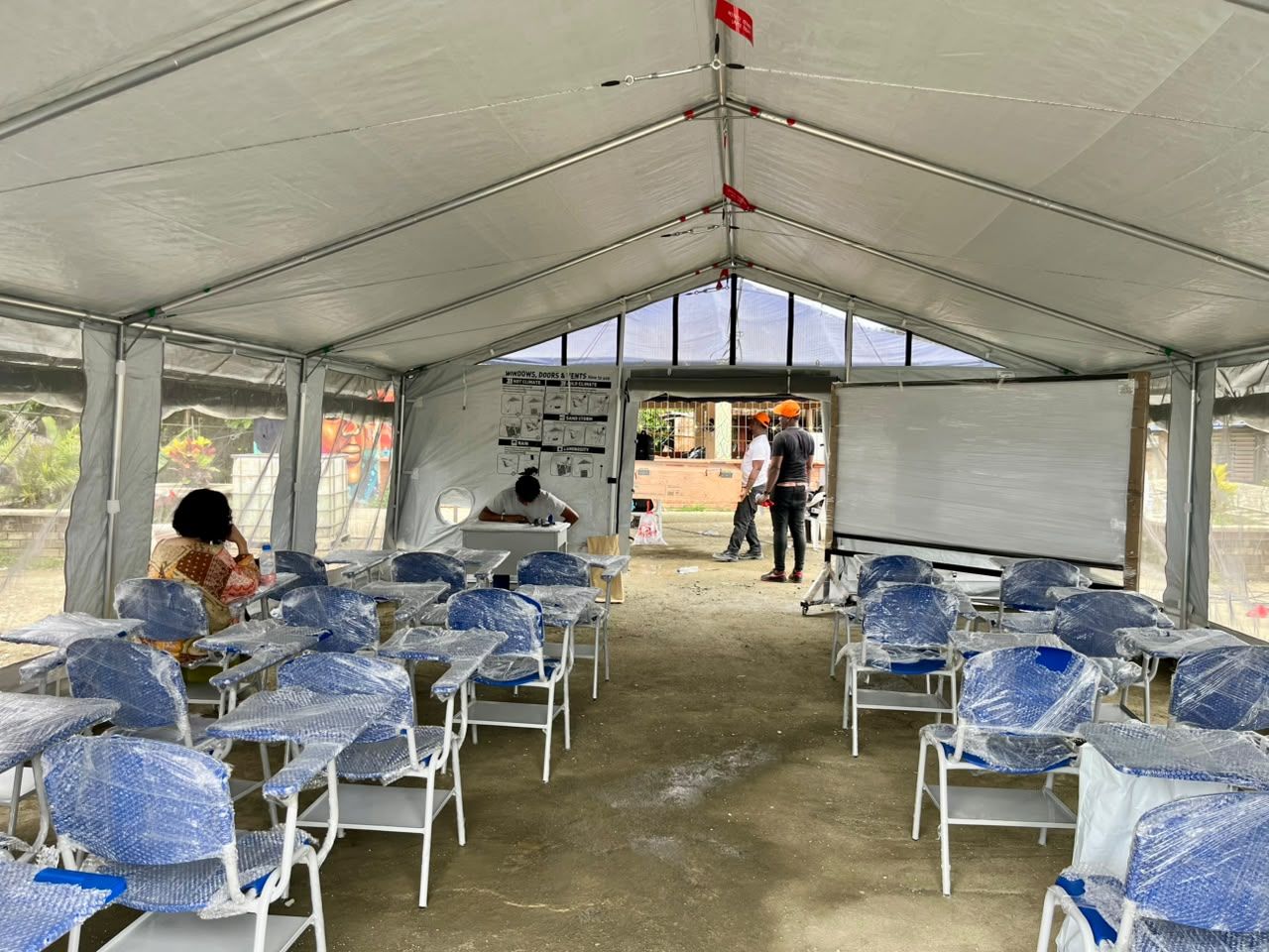 Cerca de 150 estudiantes de Citronela contar&aacute;n con aula temporal para retomar sus clases
