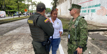 Autoridades distritales verifican en terreno situación tras explosión en zona insular de Buenaventura