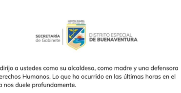 Comunicado oficial de rechazo