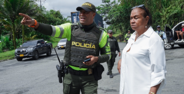 Alcald&iacute;a Distrital y Fuerza P&uacute;blica despliegan operativos de seguridad en la v&iacute;a al mar de Buenaventura
