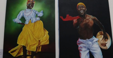 Direcci&oacute;n T&eacute;cnica de Cultura acompa&ntilde;a y fortalece arte del Pac&iacute;fico en exposici&oacute;n colectiva de pintura sobre lienzo