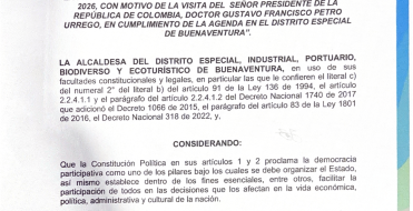 Decreto No. 0111 (marzo 31 de 2026)  Por Medio Del Cual Se Dictan Medidas De Policia Transitorias Necesarias Para Conservar El Orden Publico