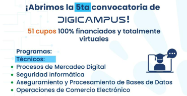 5ta Convocatoria de Digicampus