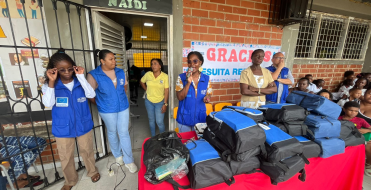 Estudiantes del plantel educativo Vasco N&uacute;&ntilde;ez de Balboa fueron beneficiados con entrega de kits escolares y transferencias econ&oacute;micas