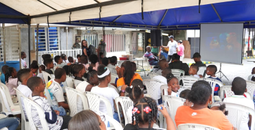 Bellavista vivi&oacute; una jornada de alegr&iacute;a y sana convivencia con Cine al Barrio
