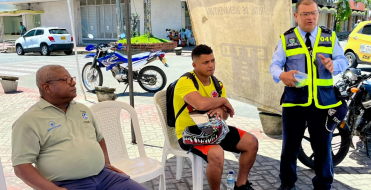 Alcald&iacute;a de Buenaventura impulsa jornada de motodestreza para fortalecer la seguridad vial y prevenir siniestros de tr&aacute;nsito