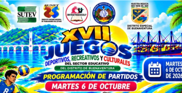 Iniciaron las competencias en deportes de conjunto en el marco de los Juegos del sector Educativo de Buenaventura